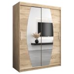 Armoire porte coulissante miroir elypse l 150 h 200 corps chêne sonoma2 portes garde robe penderie vêtement ... Armoire porte coulissante miroir elypse l 150 h 200 corps chêne sonoma2 portes garde robe penderie vêtement ...