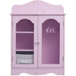 Olivias little world garde - robe poupe 45 cm twinkle stars princess rose avec cintres meuble de luxe ...