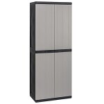 Armoire - toomax - 165 cm - 2 portes - plastique - rsine - cadenassable