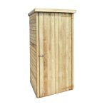 Armoire de rangement en bois lima - cemonjardin - 0. 6 m - rectangulaire - marron