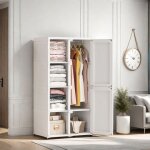 Armoire de rangement pour placard armoire de chambre 69 x 50 x 136 cm organiseur de rangement pour placard ...