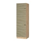 Armoire r�frig�r�e fame - line 60cm panneau en ch�ne ch�ne de force dor� vicco