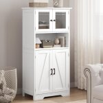 Colonne salle de bain - blanc - 60x30x128cm - 4 portes - mdf de haute qualité - style scandinave Colonne salle de bain - blanc - 60x30x128cm - 4 portes - mdf de haute qualité - style scandinave
