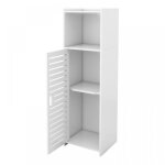 Armoire de salle de bain - meuble de rangement - 3 compartiments - 23 * 22 * 78cm - blanc - xjing Armoire de salle de bain - meuble de rangement - 3 compartiments - 23 * 22 * 78cm - blanc - xjing