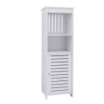 Armoire de salle de bain � une porte et 2 compartiments � grain horizontal et vertical r�sistant � lhumidit� ...