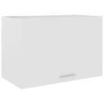Armoire suspendue pour cuisine - buffet de cuisine muraul - meuble haut cuisine blanc 60x31x40 cm bois ...