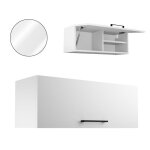 Armoire a suspendre sky - ouverture en douceur - meuble de salle de bain - blanc / noir - 80 x 30 x 30 ... Armoire a suspendre sky - ouverture en douceur - meuble de salle de bain - blanc / noir - 80 x 30 x 30 ...