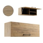 Armoire a suspendre sky - ouverture en douceur - meuble de salle de bain - dor - 80 x 30 x 30 cm