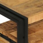 Neuf armoire tv - brun - meuble tv - table tv - 120x30x40 cm - bois massif de manguier tt3192