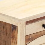 Neuf armoire tv - brun - meuble tv - table tv - 120x30x40 cm - bois de r�cup�ration massif tt2838