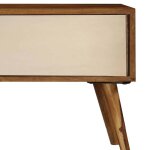 Neuf armoire tv - brun - meuble tv - table tv - 140x30x40 cm - bois massif tt2772