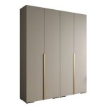 Armoire  vtements - abiksmeble inova 1 - penderie avec tagres 2367x200x47 cm corps cachemire poignes ...