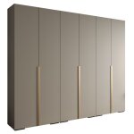 Armoire  vtements - abiksmeble inova 1 - penderie avec tagres 2367x300x47 cm corps cachemire poignes ...