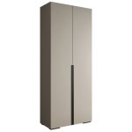 Armoire  vtements - abiksmeble inova 1 - penderie avec tagres 2367x100x47 cm corps cachemire poignes ...