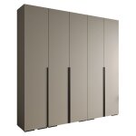 Armoire  vtements - abiksmeble inova 1 - penderie avec tagres 2367x250x47 cm corps cachemire poignes ...