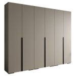 Armoire  vtements - abiksmeble inova 1 - penderie avec tagres 2367x300x47 cm corps cachemire poignes ...
