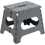 Arregui tb - 027 - g tabouret pliant multiusage marchepied 27 cm de hauteur gris