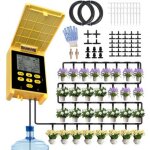 Arrosage automatique solaire à double pompe avec écran kit goutte - à - goutte pour 30 plantes (15m) Arrosage automatique solaire à double pompe avec écran kit goutte - à - goutte pour 30 plantes (15m)