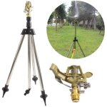 Arroseur deau dextérieur pour jardin pelouse avec tête darrosage en alliage de zinc trépied rotatif à ... Arroseur deau dextérieur pour jardin pelouse avec tête darrosage en alliage de zinc trépied rotatif à ...