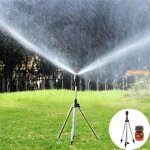 Arroseur trpied rotatif  360 degrs en acier inoxydable pour le jardin ensemble complet