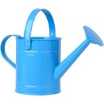 Arrosoir m�tal bleu 15l seau arrosage enfants �quipement portable rev�tement poudre antirouille label ...