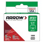 Agrafes - arrow - jt21 - 8 mm - bote de 1000 - galvanises - compatibles avec jt21 t27 easyfire