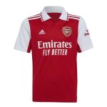 Arsenal maillot de foot rouge / blanc garçon adidas 22 / 23 Arsenal maillot de foot rouge / blanc garçon adidas 22 / 23