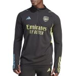 Arsenal sweat 1 / 2 zip noir homme adidas tiro 24