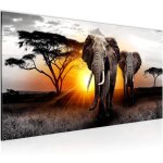 Art tableau decoration murale - afrique léléphant - moderne toile - salon salle panorama - gris orange ... Art tableau decoration murale - afrique léléphant - moderne toile - salon salle panorama - gris orange ...