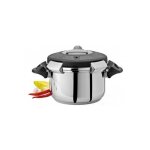 Artame autocuiseur ovni en inox - 6 l - gris argent et noir - tous feux dont induction