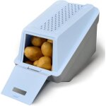 Artecsis bo�te pommes de terre ? bleu glac� ? 2 sets l ? 5l ? empilable avec easyclick ? inclus autocollants ...