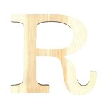 Alphabet en bois 115cm lettre r