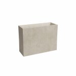 Artevasi jardini�re haute - sydney - plastique - cr�me - 80 cm - 50 l - dimensions: 79. 5x295x68 cm