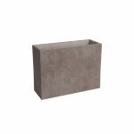 Artevasi jardini�re haute - sydney - plastique - taupe - 80 cm - 50 l - dimensions: 79. 5x29. 5x68cm