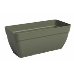 Artevasi jardinire - plastique - vert sec - rectangulaire - l579 x p37 x h335cm