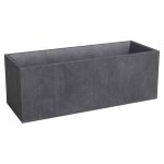 Artevasi jardini�re - sydney - plastique - anthracite - 80 cm - 57 l - dimensions: 79. 5x29. 5x29. 5 ...