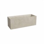 Artevasi jardini�re - sydney - plastique - cr�me - 80 cm - 57 l - dimensions: 79. 5x29. 5x29. 5 cm