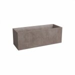 Artevasi jardini�re - sydney - plastique - taupe - 80 cm - 57 l - dimensions: 79. 5x29. 5x29. 5 cm