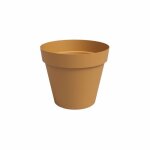 Artevasi pot de fleur capri - 40 ma - jaune miel - l40 x p40 x h347 cm
