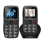 Artfone c1 + 4g tlphone senior portable dbloqu 177 avec grandes touchesbouton sos1800mah batterielampe ...