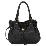 Arthur &amp aston - sac � main en cuir camille m noir - 13313