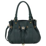 Arthur &amp aston - sac � main en cuir camille m vert - 13315