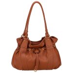 Arthur &amp aston - sac port� �paule en cuir camille l cognac - 13317