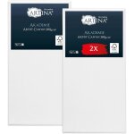 Artina akademie ? lot de 2 ch�ssis bois toile peinture 70x120 cm ? 2 fois peinte au pr�alable ? 100% ...