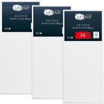 Artina akademie ? lot de 3 chssis bois toile peinture 30x80 cm ? 2 fois peinte au pralable ? 100% de ...