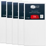 Artina akademie ? lot de 5 ch�ssis bois toile peinture 50x100 cm ? 2 fois peinte au pr�alable ? 100% ...