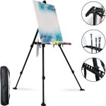 Artina - chevalet paris 165 cm - chevalet datelier et de campagne - adapt aux toiles mesurant maximum ...