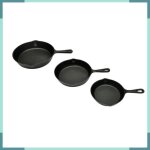 Ashata lot de 3 poles en fonte - fhe50122