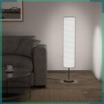 Ashata lampadaire avec support 121 cm blanc e27 - fhe51037