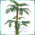 Ashata palmier cycus artificiel 150 cm - fhe241355